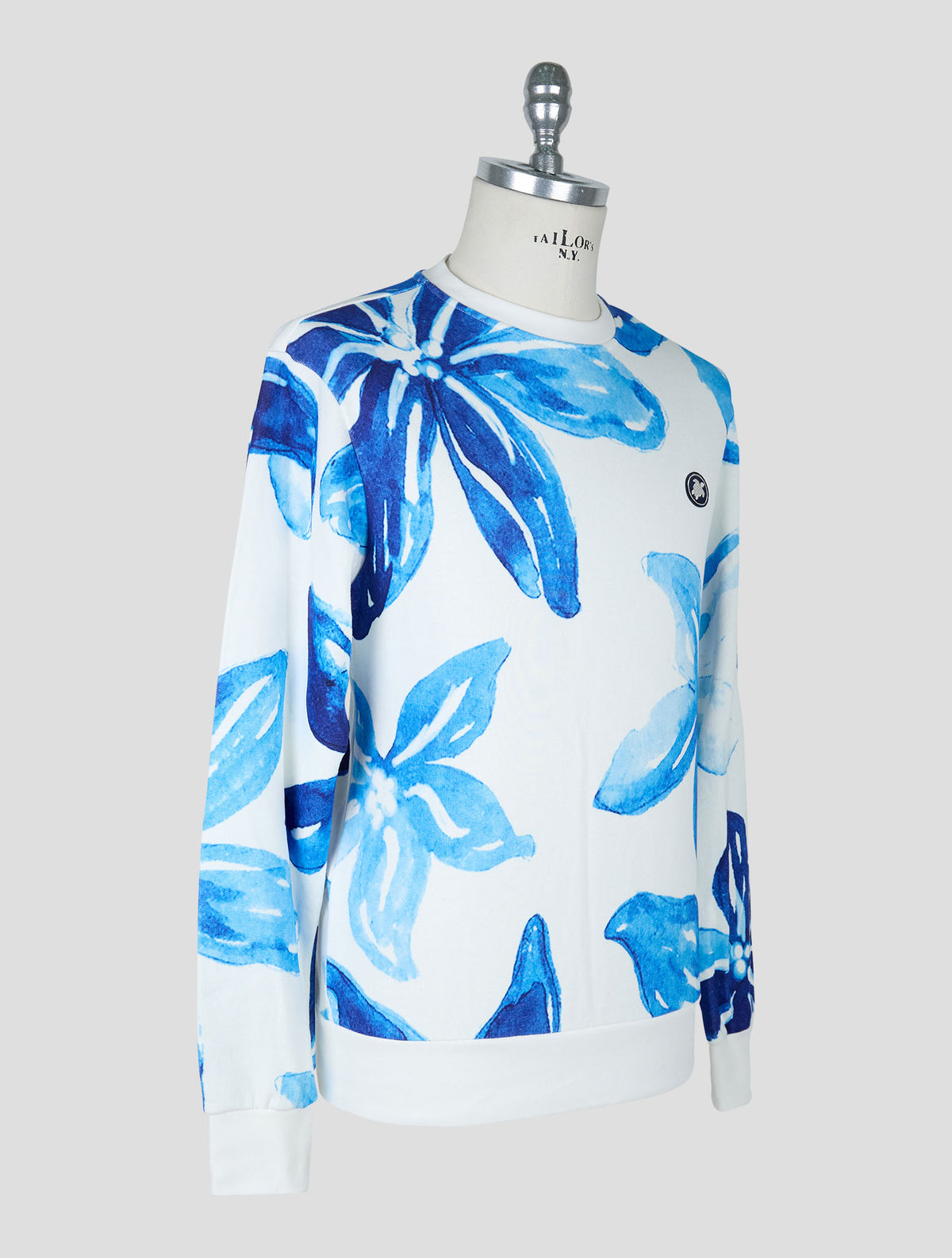 Vilebrequin Blue White Cotton Sweater Crewneck 2