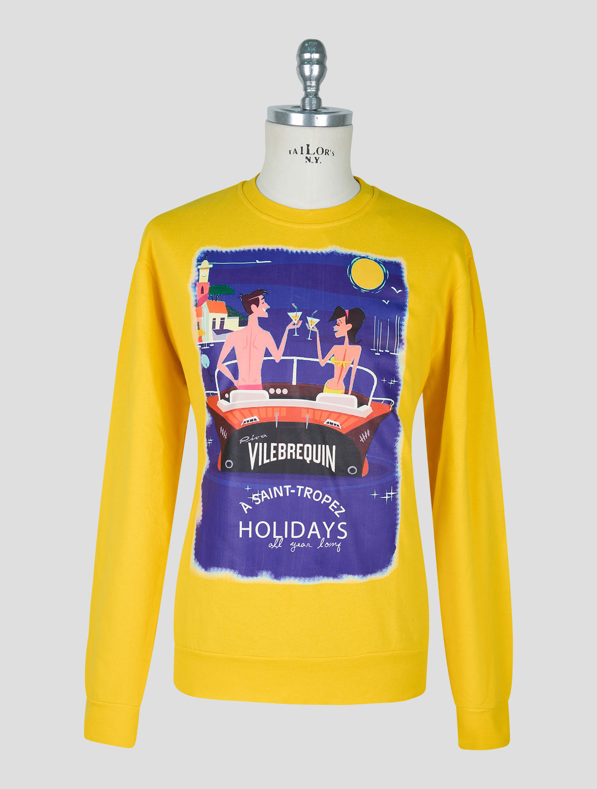 Vilebrequin Yellow Cotton Sweater Crewneck 1