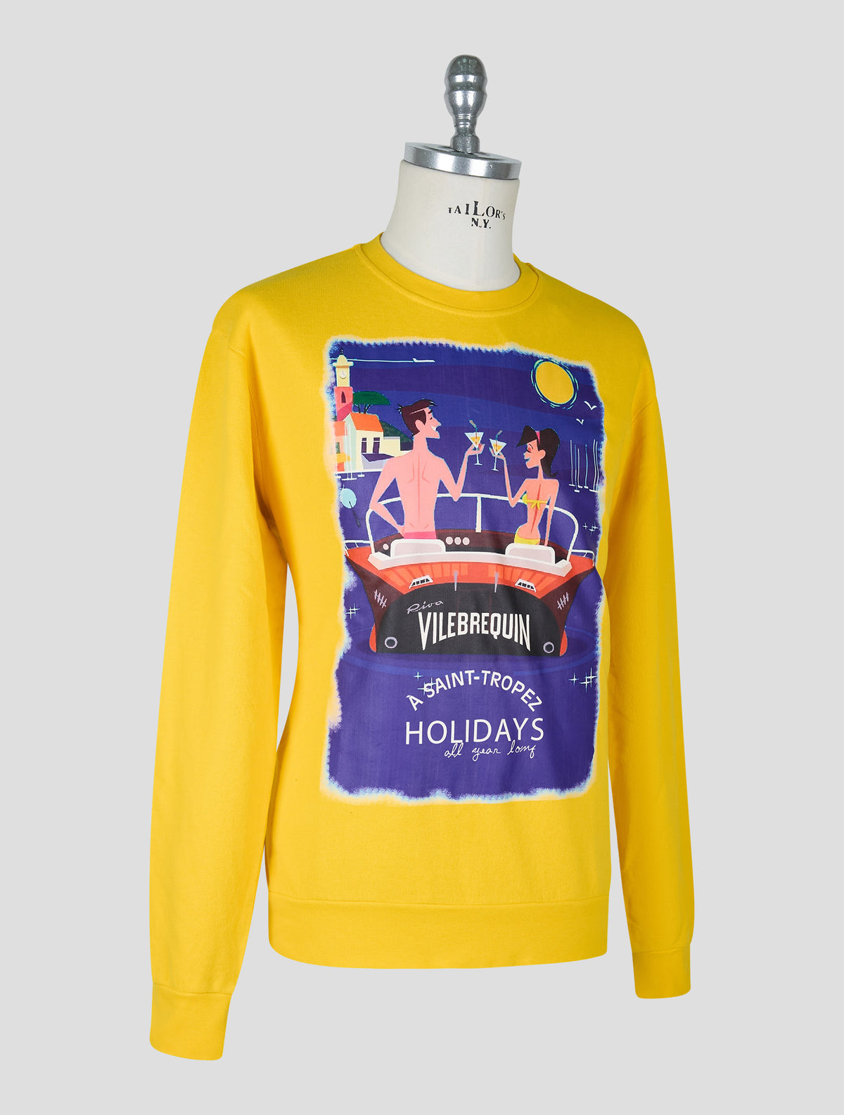 Vilebrequin Yellow Cotton Sweater Crewneck 2