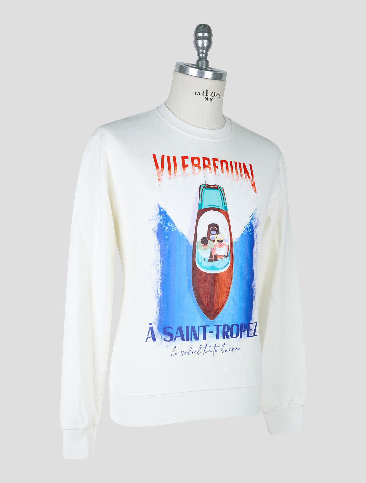 Vilebrequin White Cotton Sweater Crewneck 2