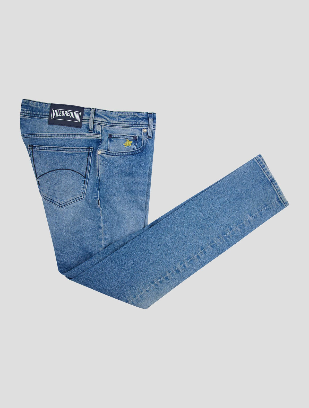 Vilebrequin Light Blue Cotton Ea Jeans 1