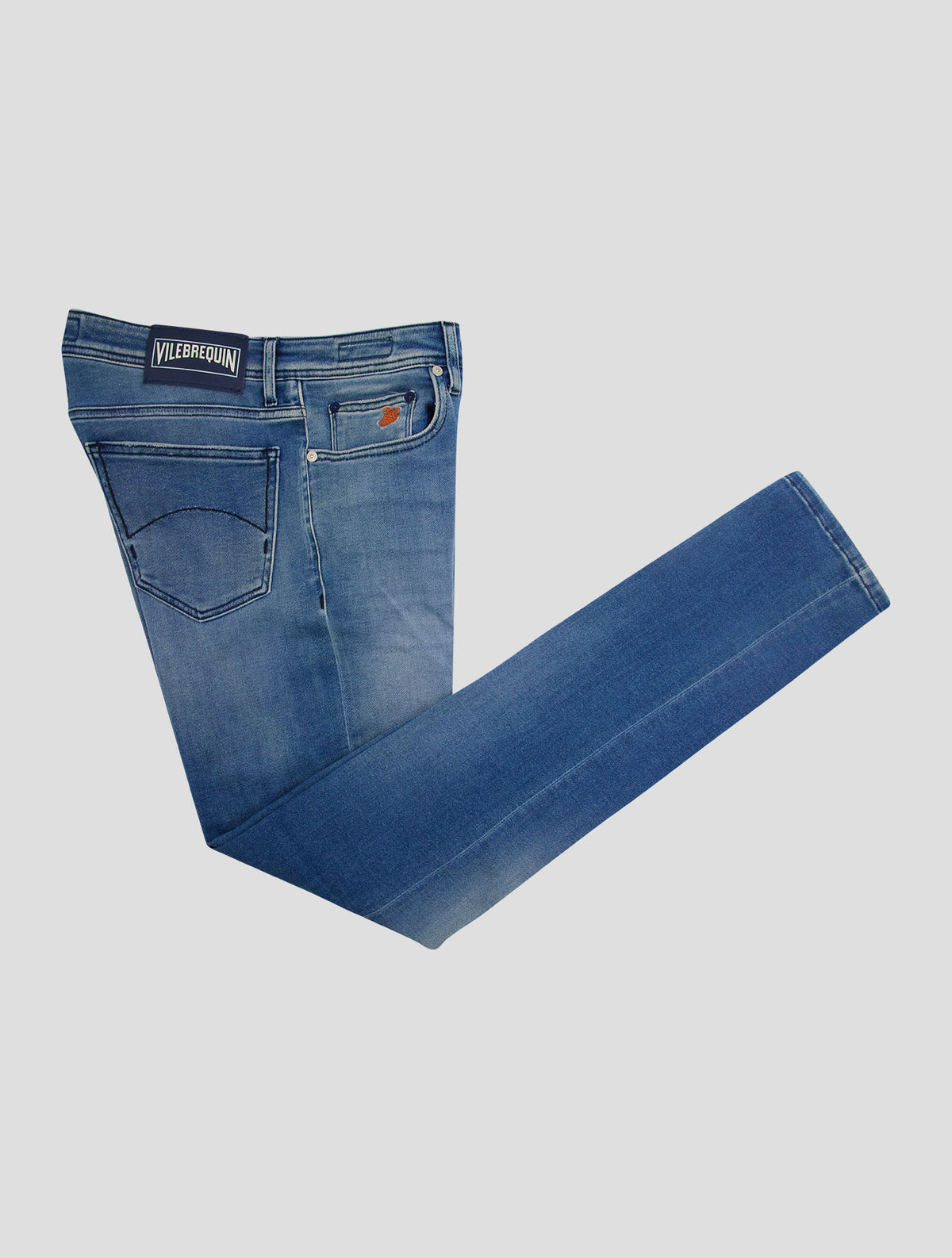 Vilebrequin Light Blue Cotton Pl Ea Jeans 1