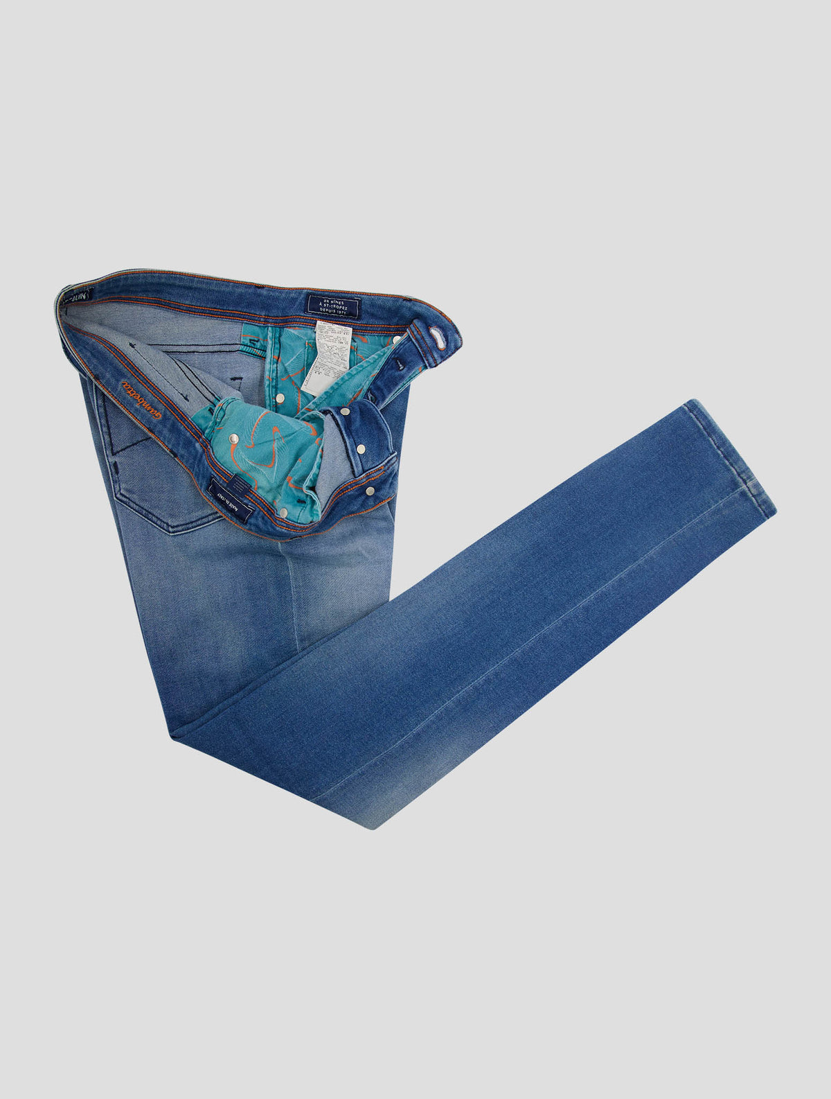 Vilebrequin Light Blue Cotton Pl Ea Jeans 2