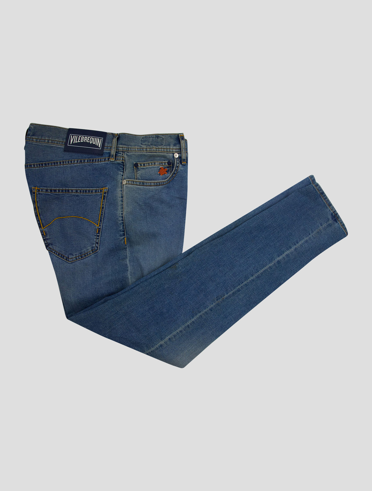 Vilebrequin Light Blue Cotton Ea Jeans 1