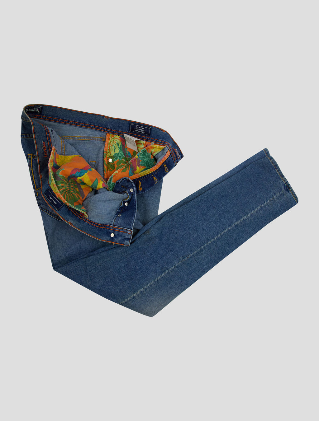 Vilebrequin Light Blue Cotton Ea Jeans 2
