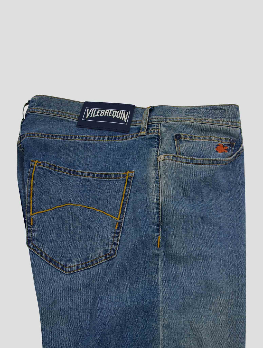 Vilebrequin Light Blue Cotton Ea Jeans 3