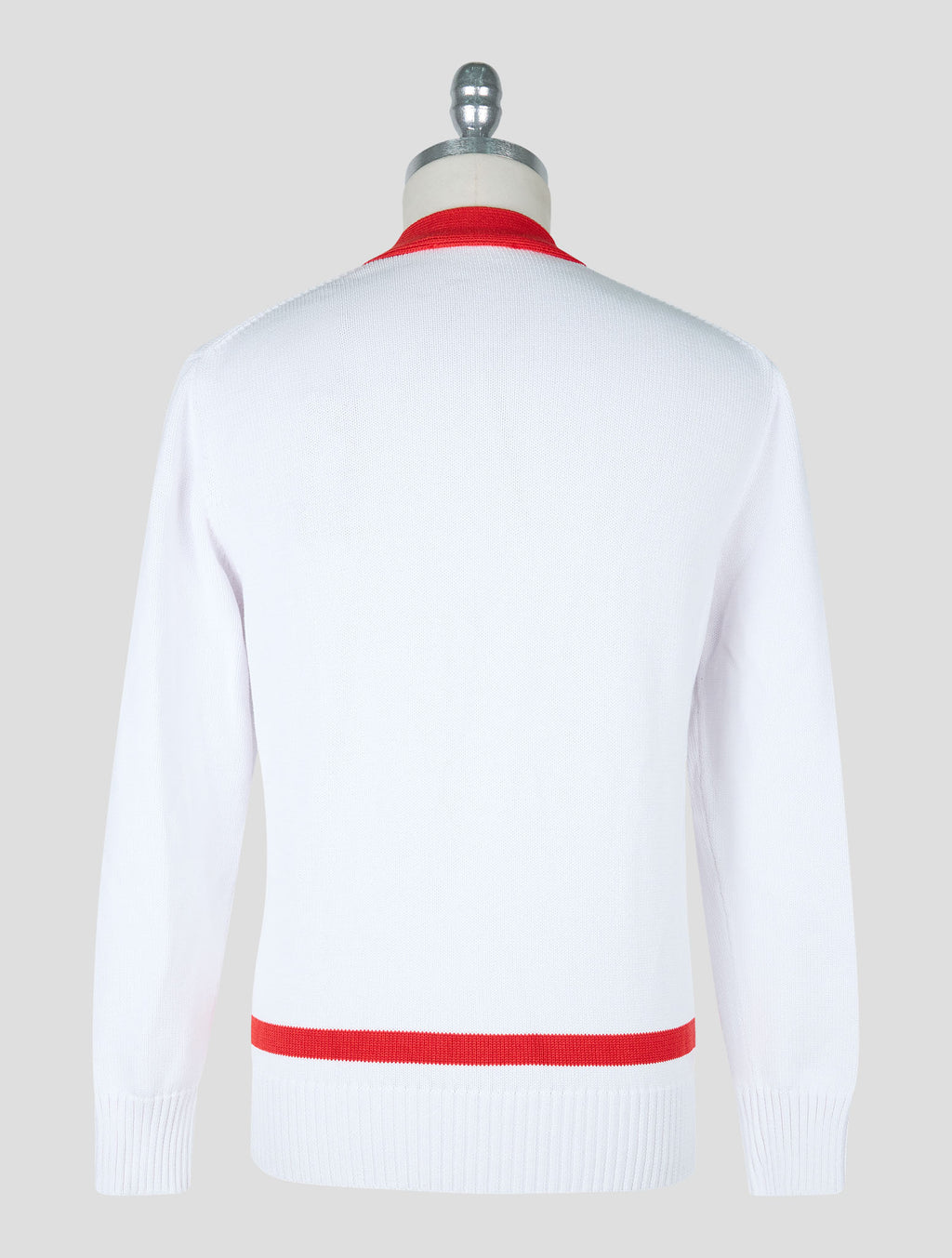 Vilebrequin White Red Cotton Cardigan 3