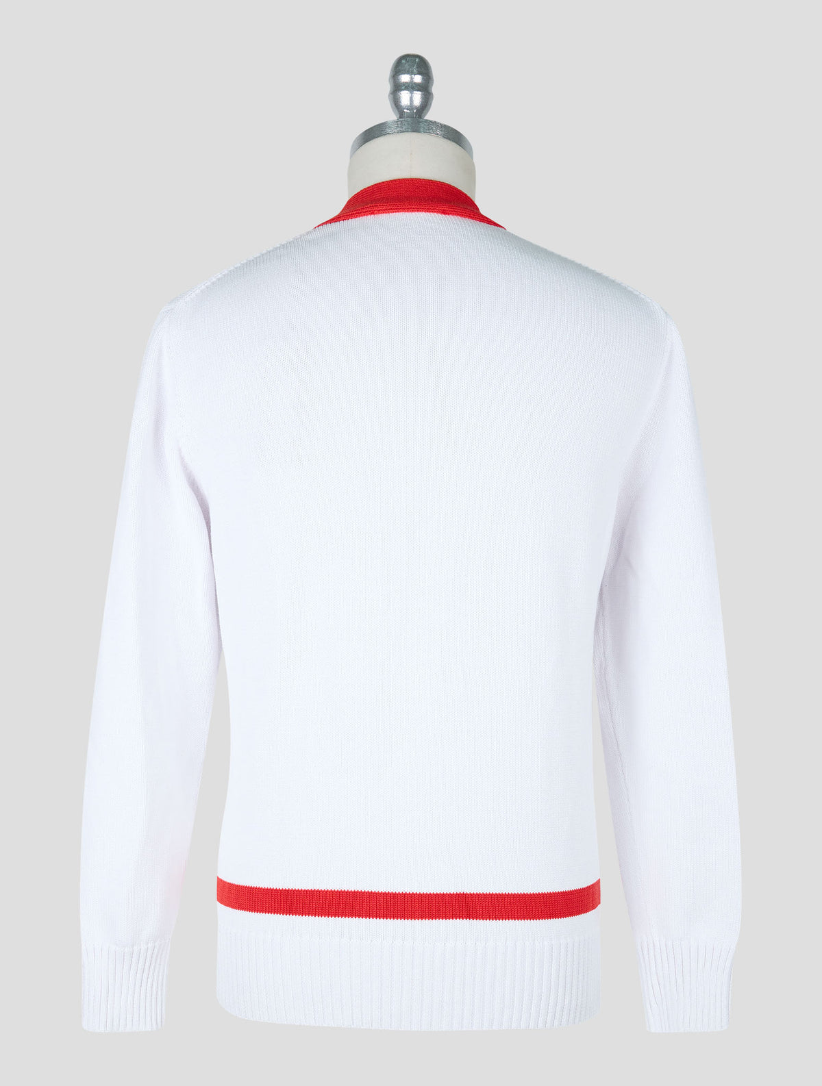 Vilebrequin White Red Cotton Cardigan 3