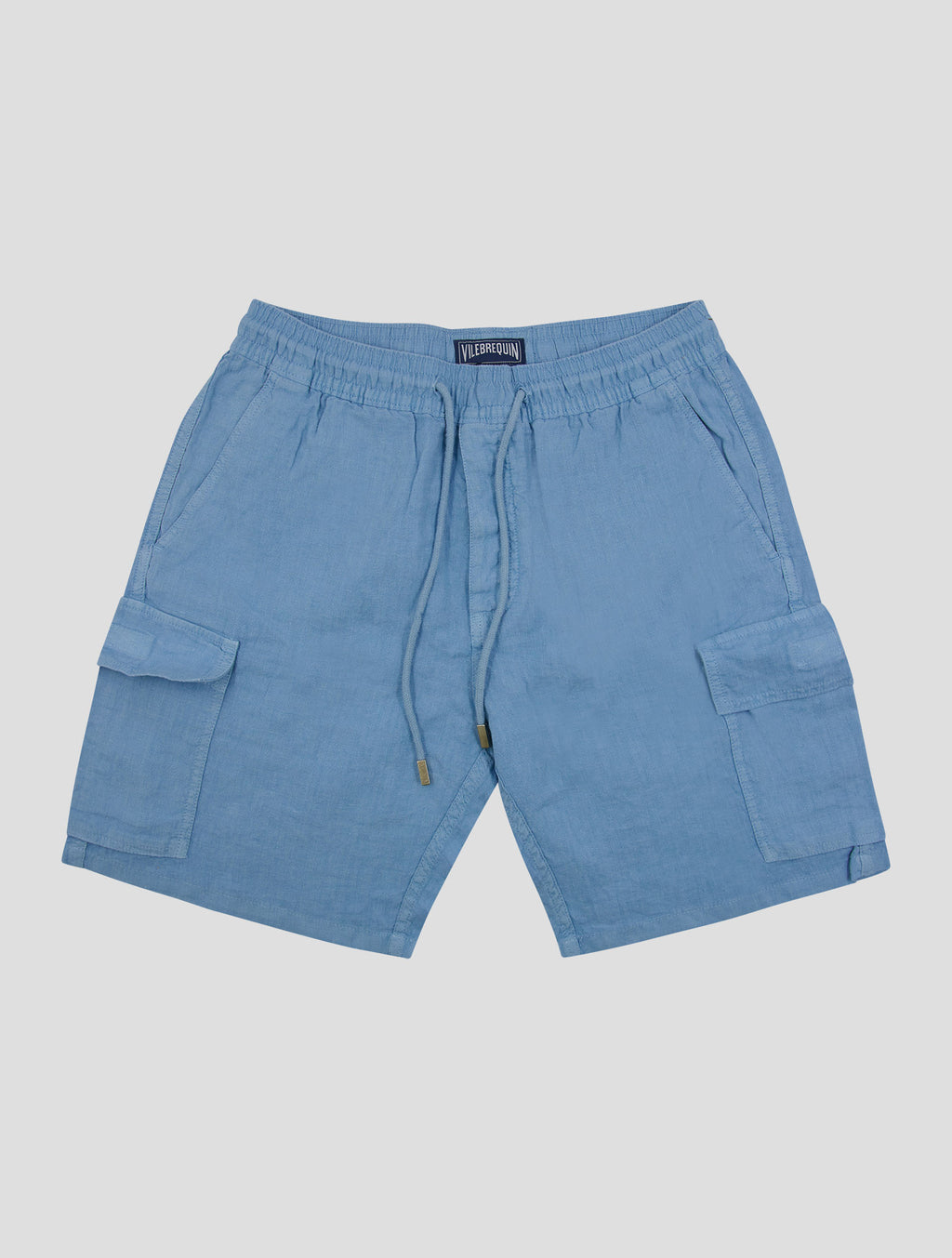 Vilebrequin Light Blue Linen Short Pants 1