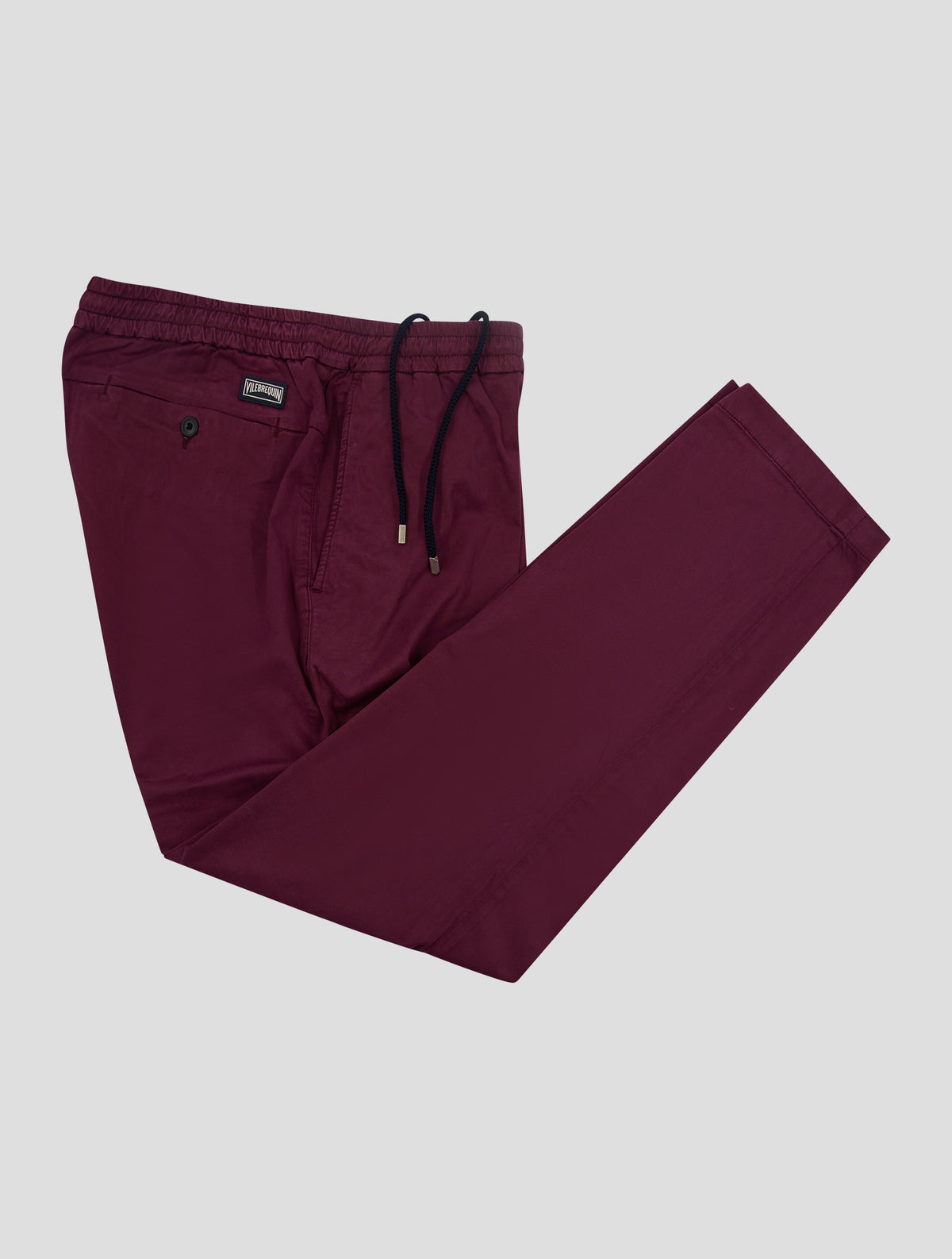 Vilebrequin Burgundy Lyocell Cotton Ea Pants 1