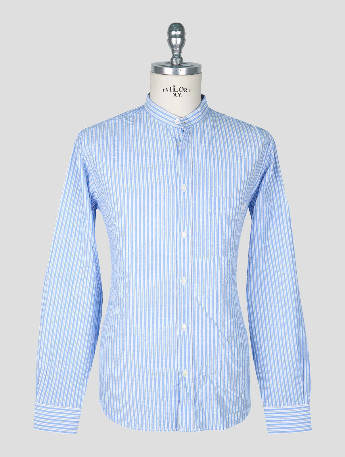 Vilebrequin Light Blue White Cotton Korean Shirt 1