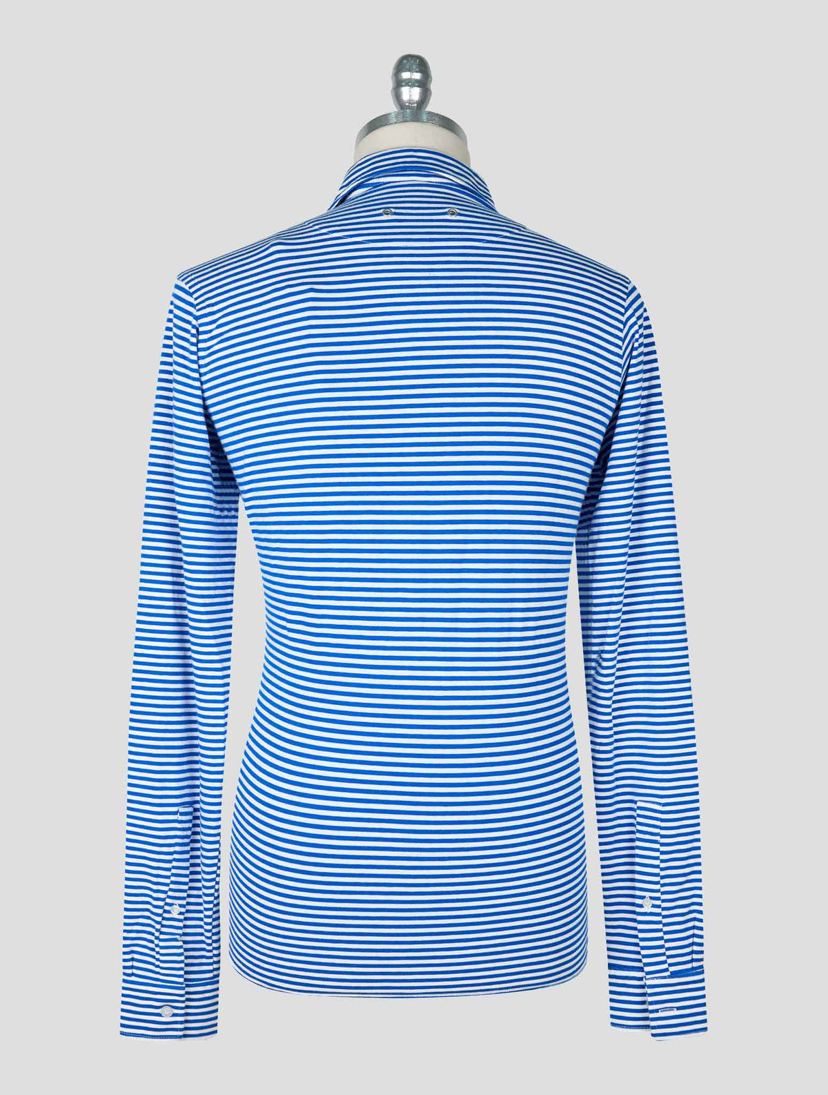 Vilebrequin Light Blue White Cotton Ea Sweater Polo 3