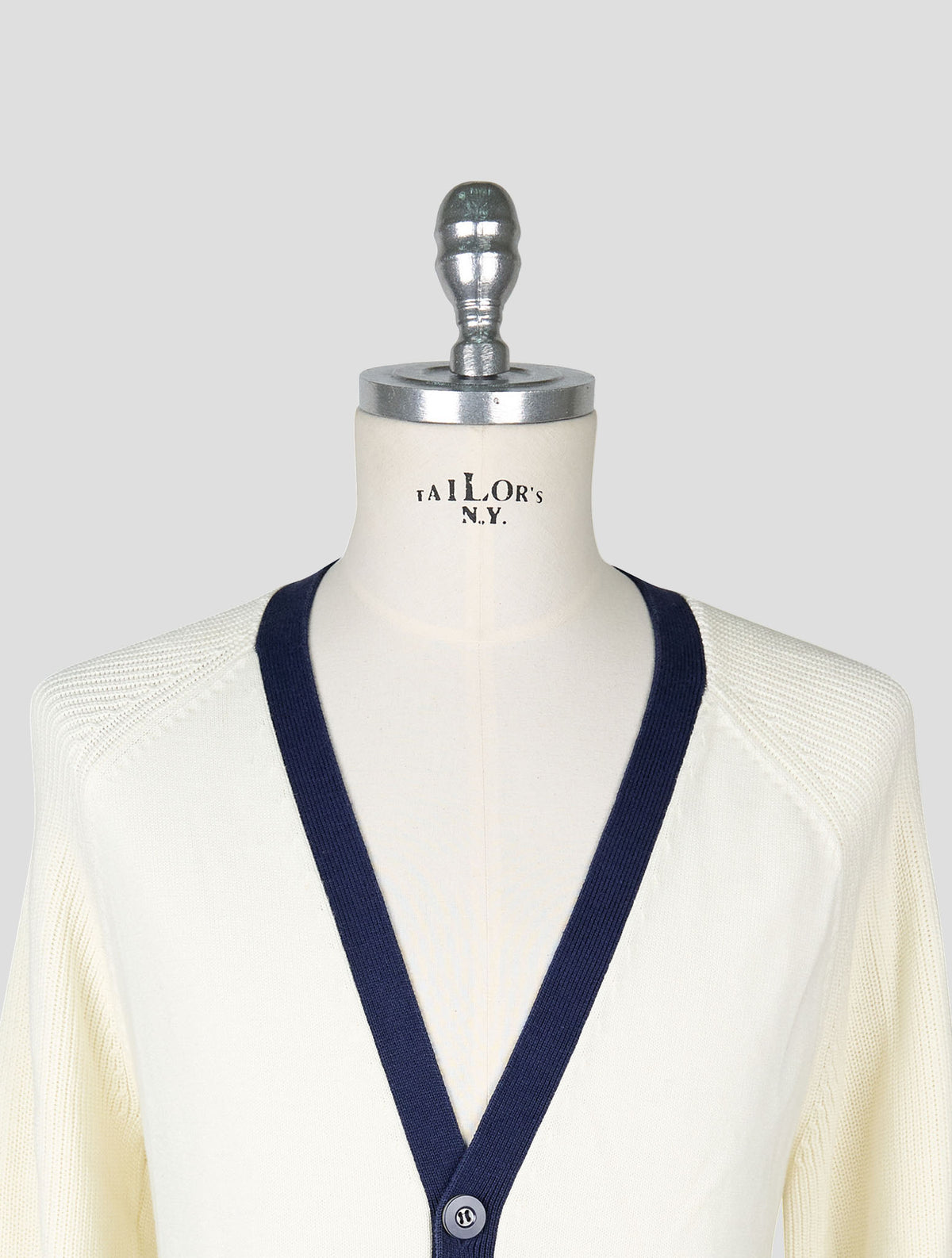 Vilebrequin White Blue Cotton Cardigan 4