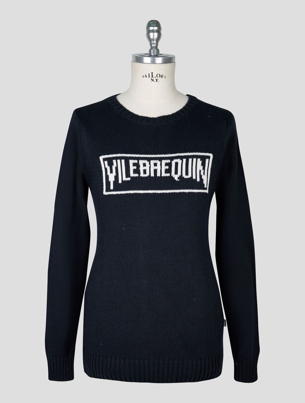 Vilebrequin Dark Blue Cotton Cashmere Sweater Crewneck 1