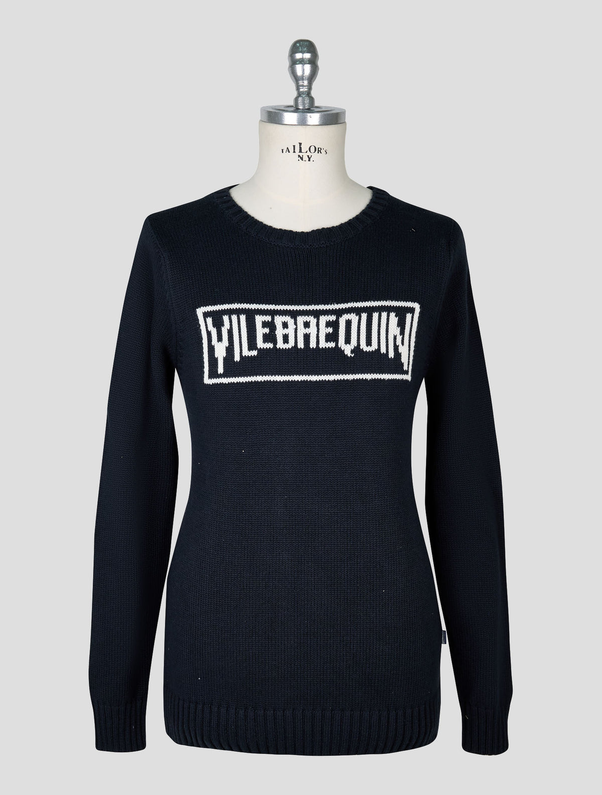 Vilebrequin Dark Blue Cotton Cashmere Sweater Crewneck 1