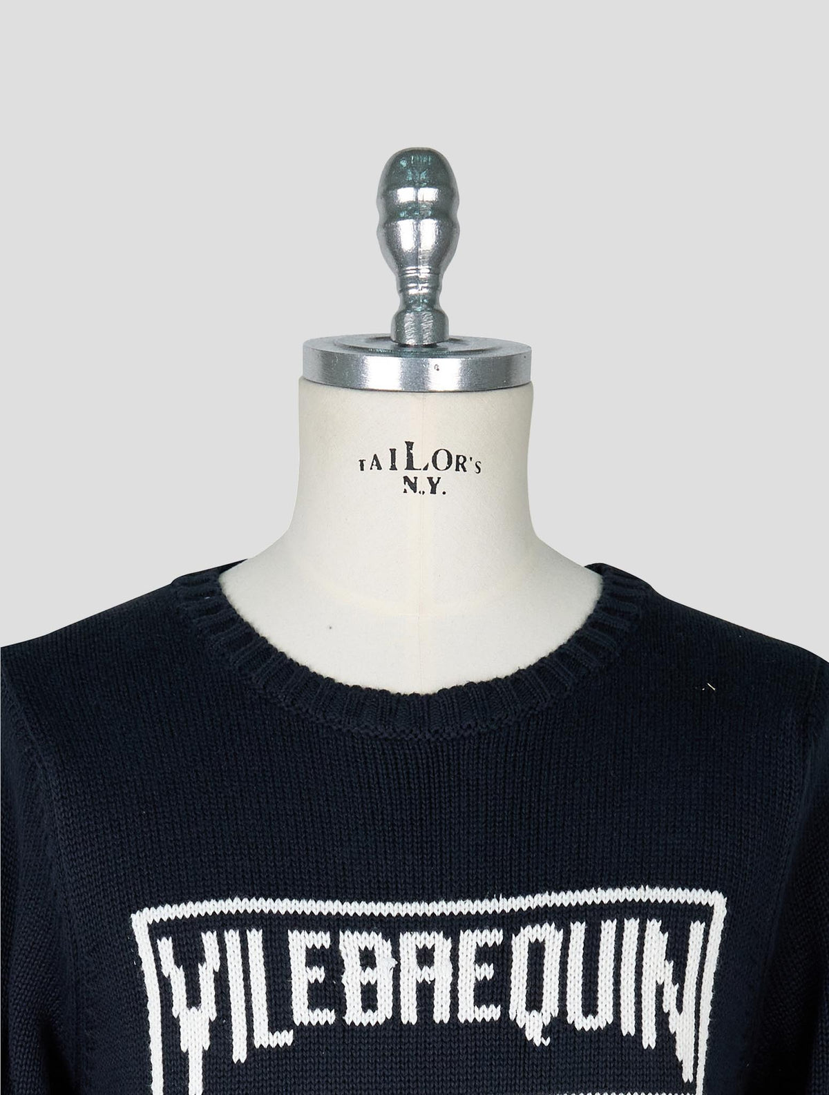 Vilebrequin Dark Blue Cotton Cashmere Sweater Crewneck 4