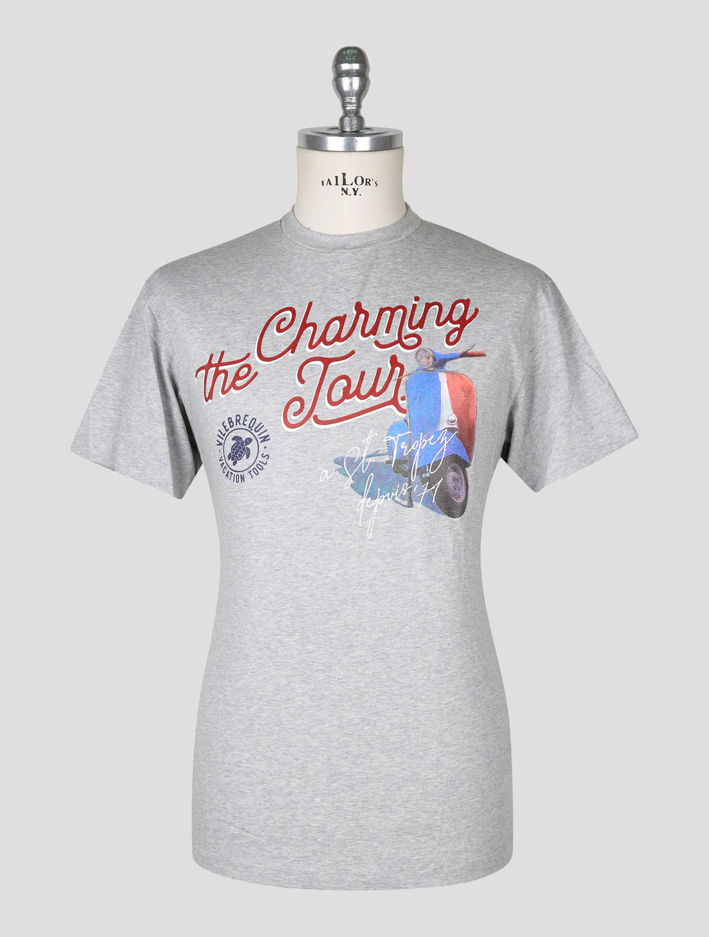Vilebrequin Gray Cotton T-Shirt 1