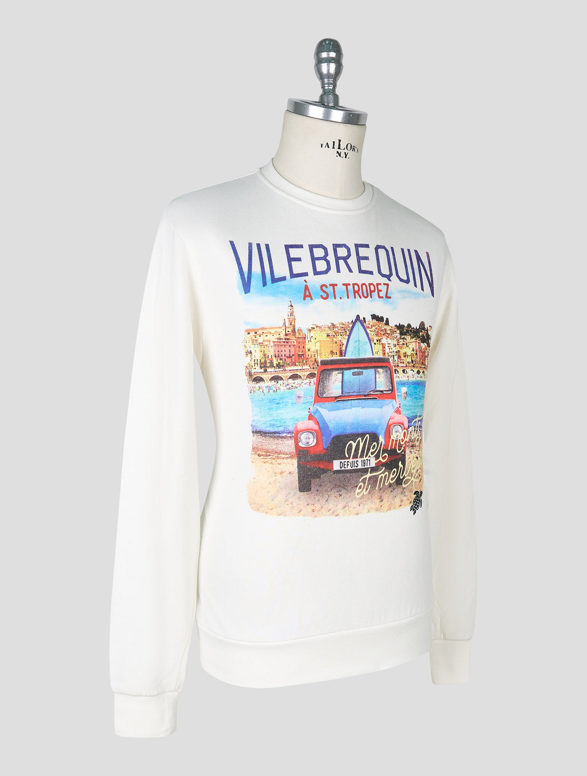 Vilebrequin White Cotton Sweater Crewneck 2