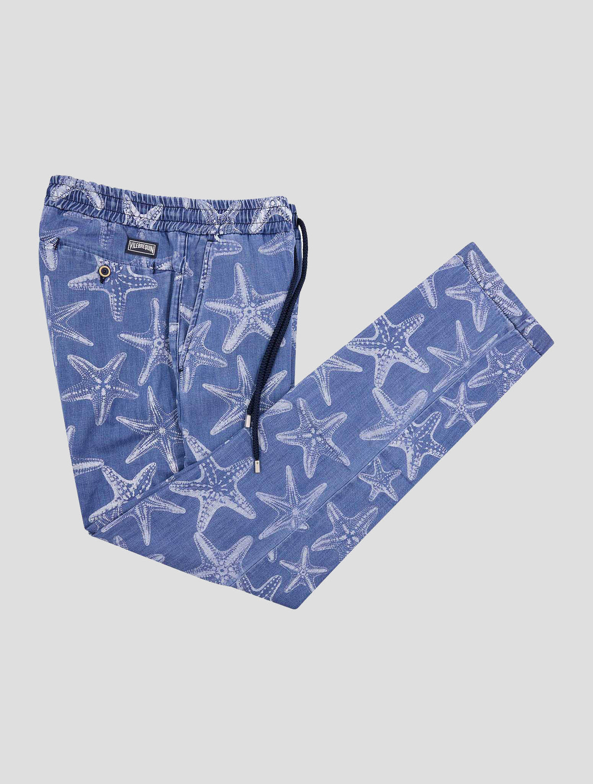 Vilebrequin Blue Pl Cotton Pants 1