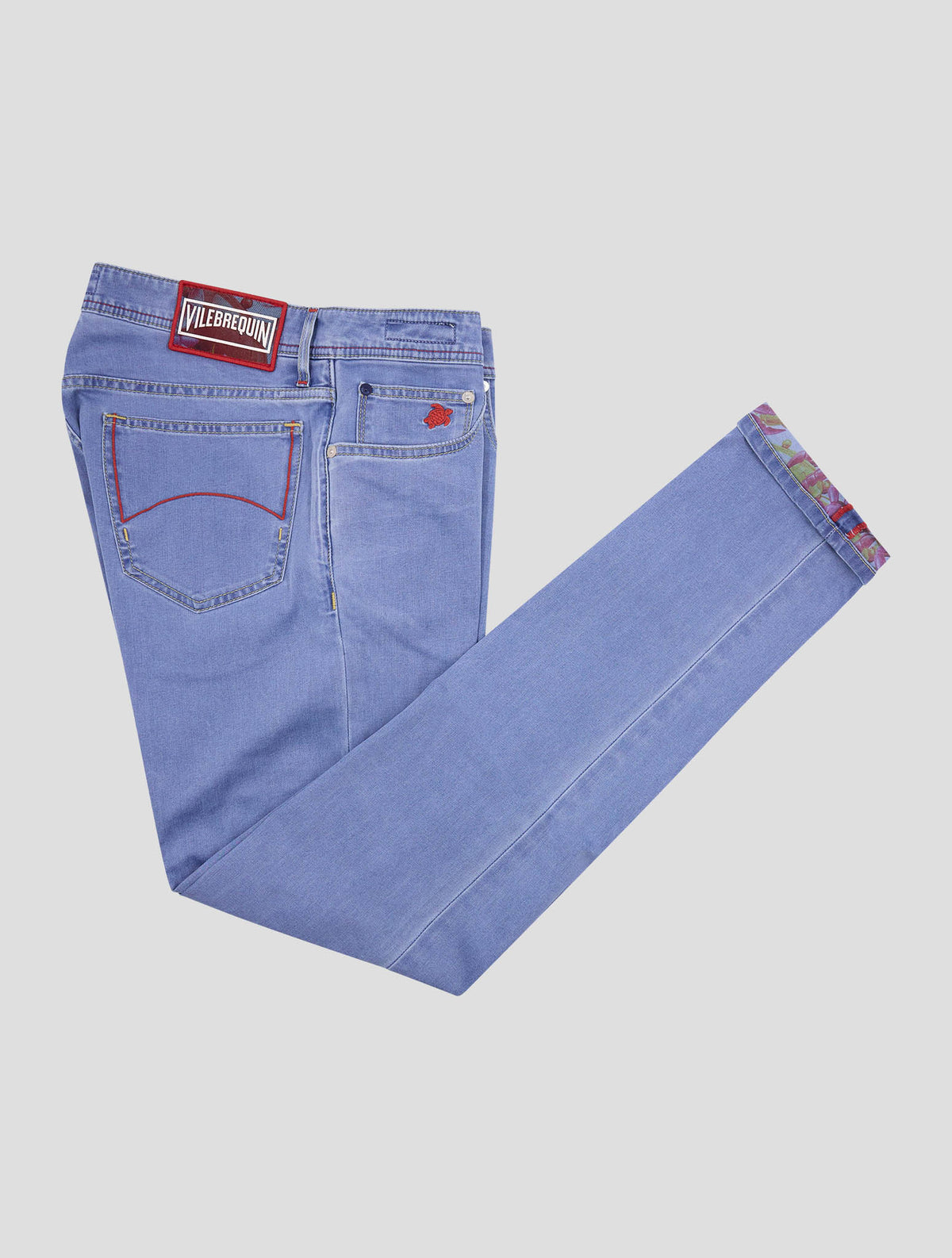 Vilebrequin Blue Cotton Pl Ea Jeans 1