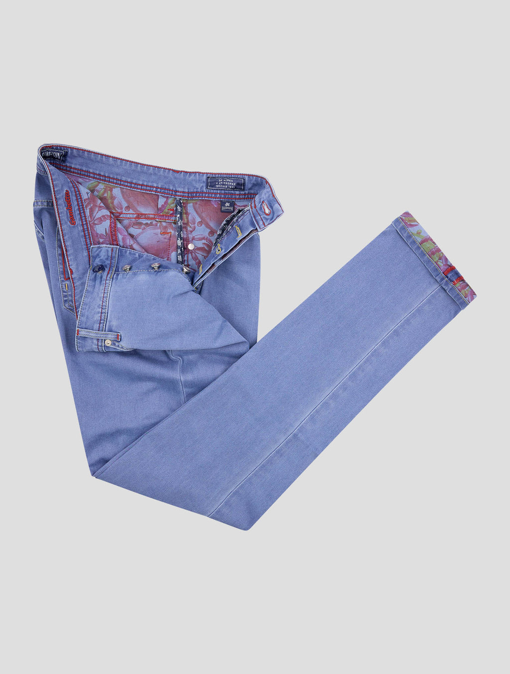 Vilebrequin Blue Cotton Pl Ea Jeans 2