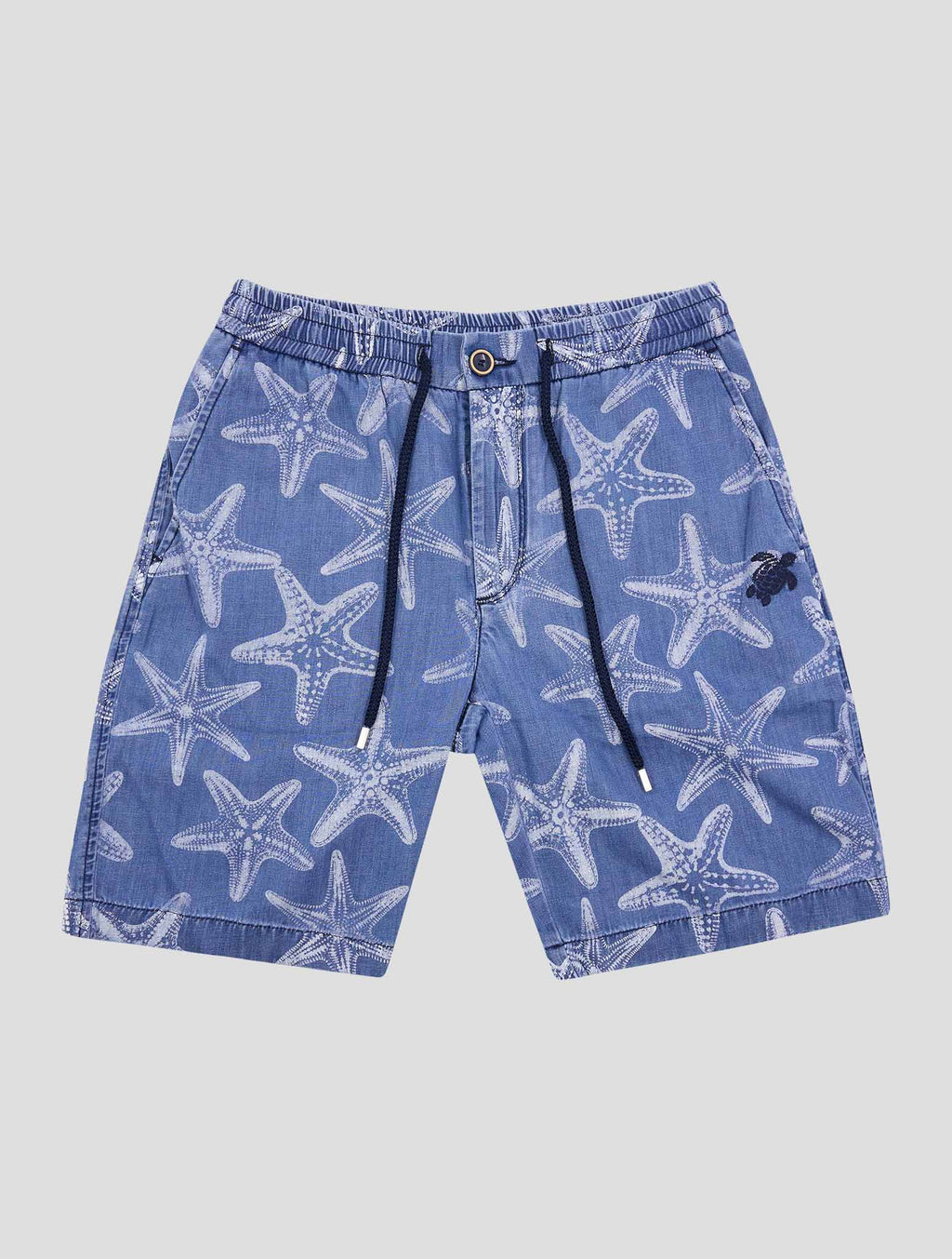 Vilebrequin Light Blue Cotton Short Pants 1