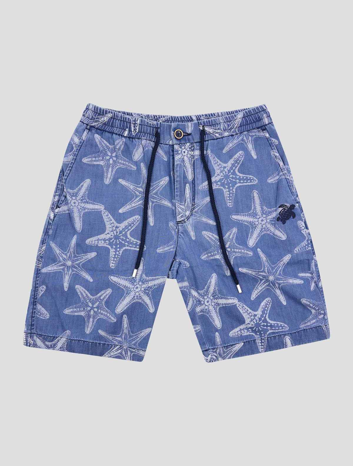 Vilebrequin Light Blue Cotton Short Pants 1