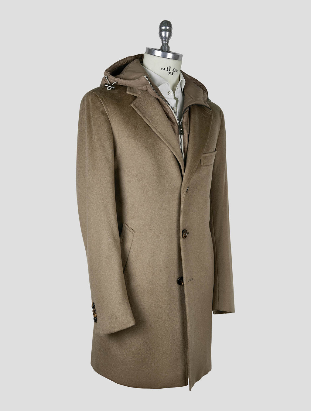 Kired Taupe Cashmere Overcoat 2