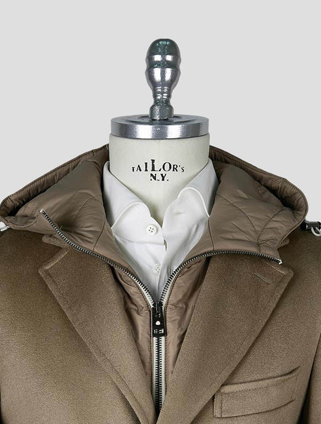 Kired Taupe Cashmere Overcoat 3