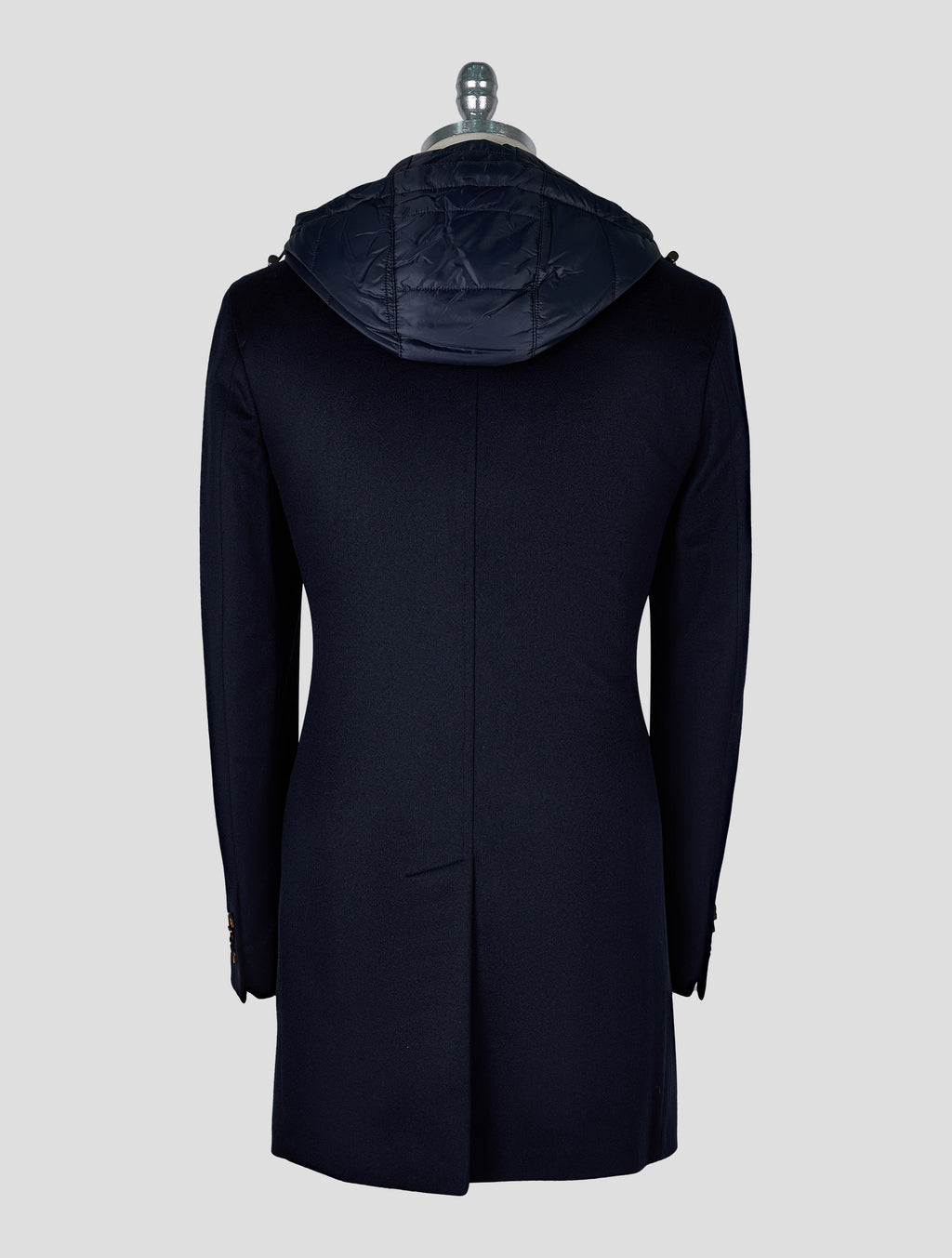 Kired Dark Blue Cashmere Overcoat 3