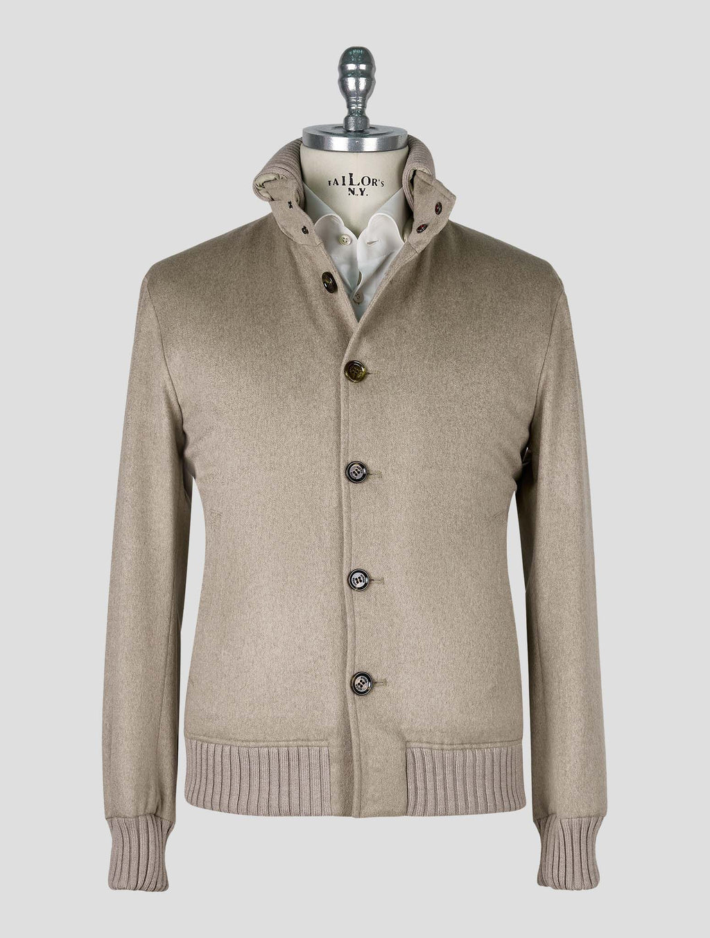 Kired Beige Cashmere Coat 1