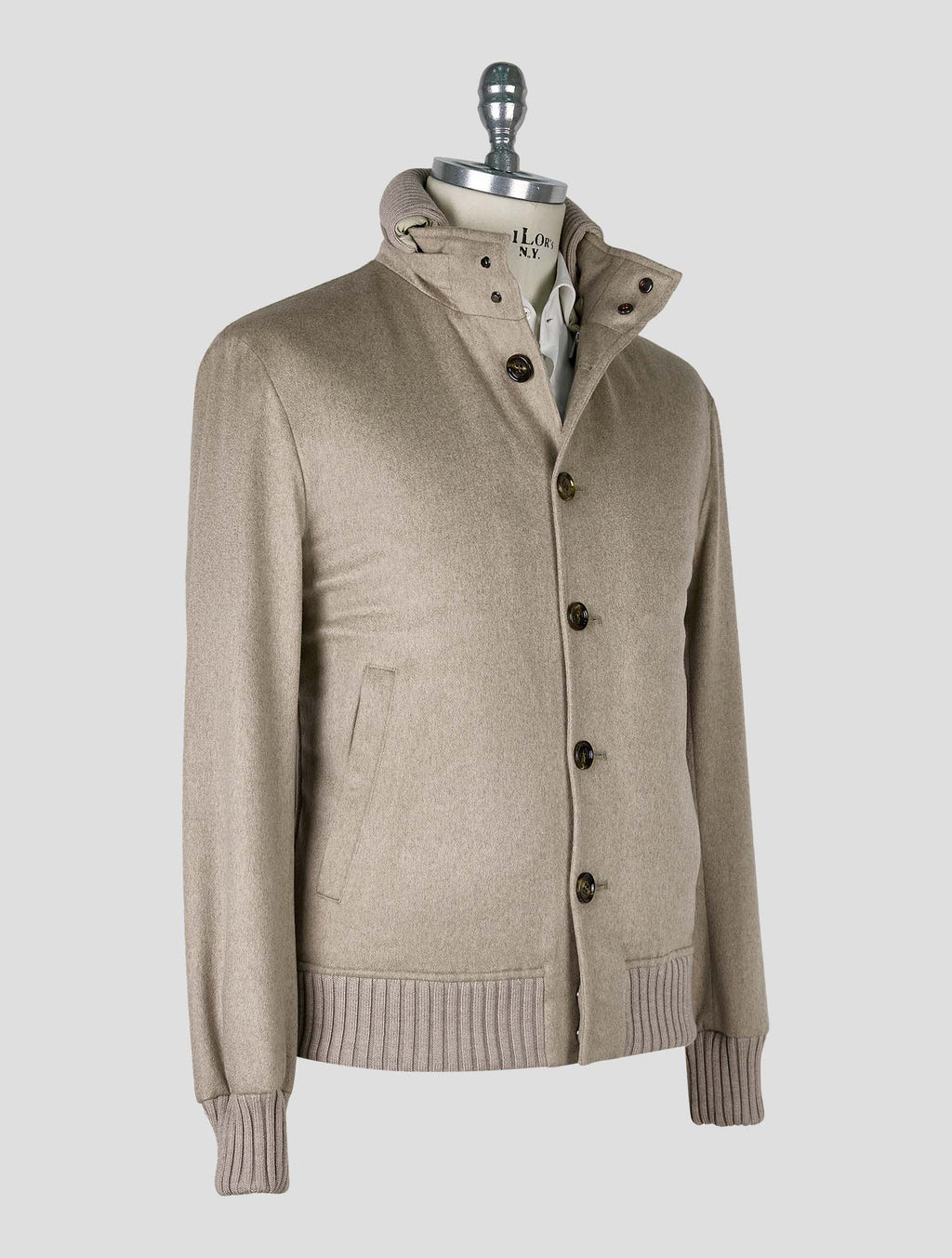 Kired Beige Cashmere Coat 2