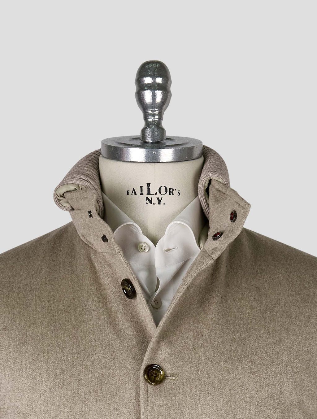 Kired Beige Cashmere Coat 4