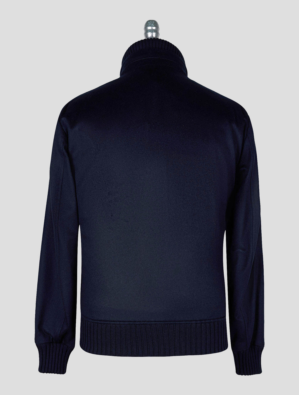 Kired Dark Blue Cashmere Coat 3