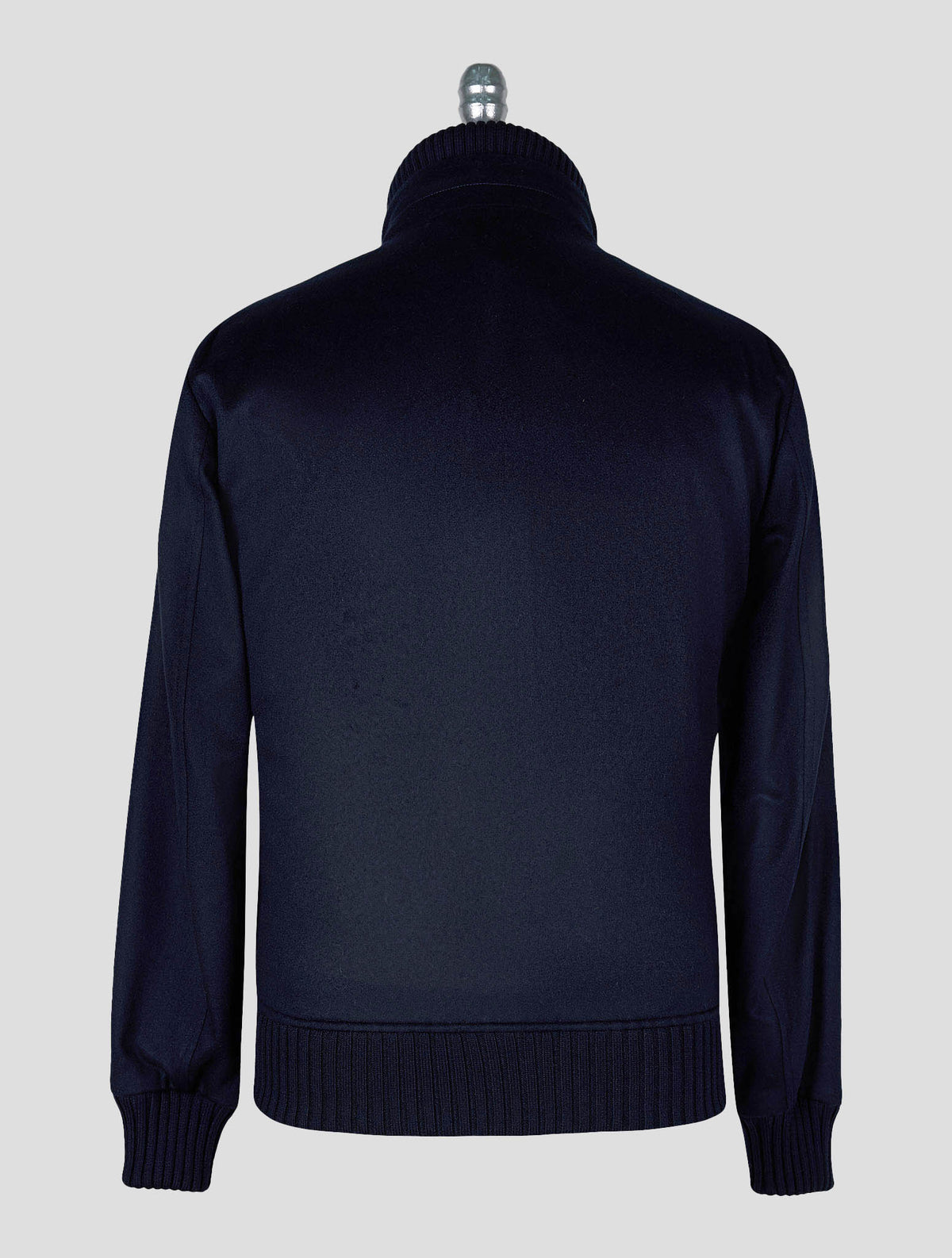 Kired Dark Blue Cashmere Coat 3