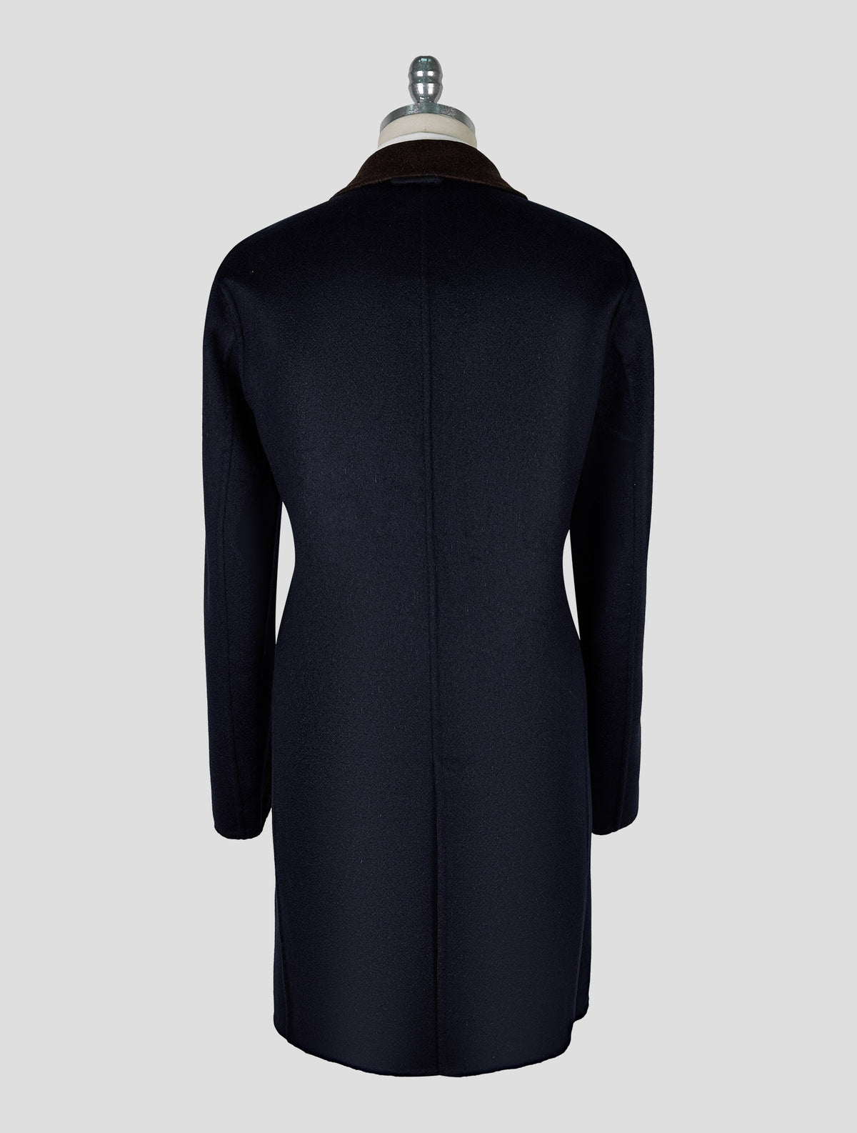 Kired Blue Brown Cashmere Reverse Overcoat 3