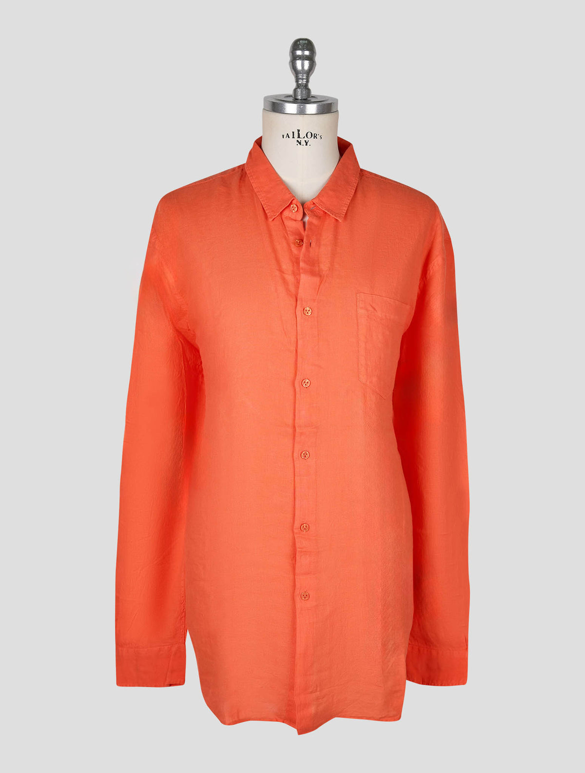 Vilebrequin Orange Linen Shirt 1