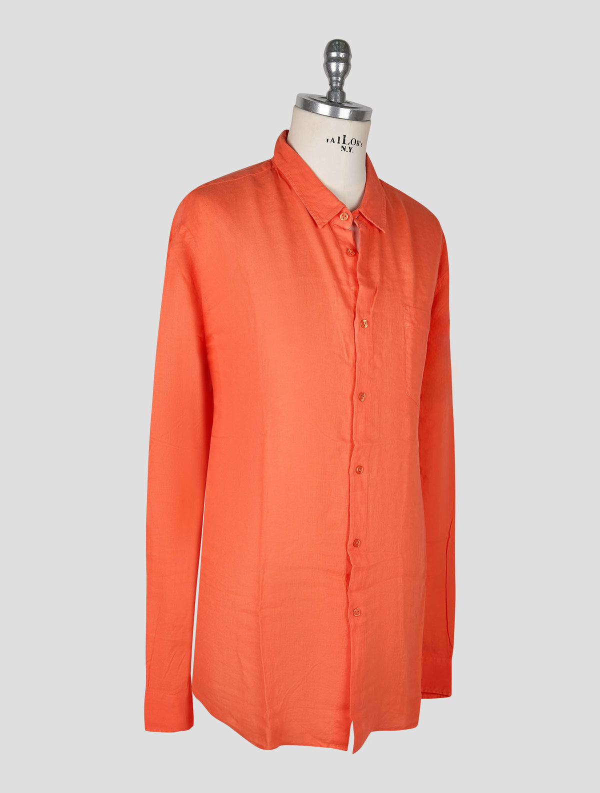 Vilebrequin Orange Linen Shirt 2
