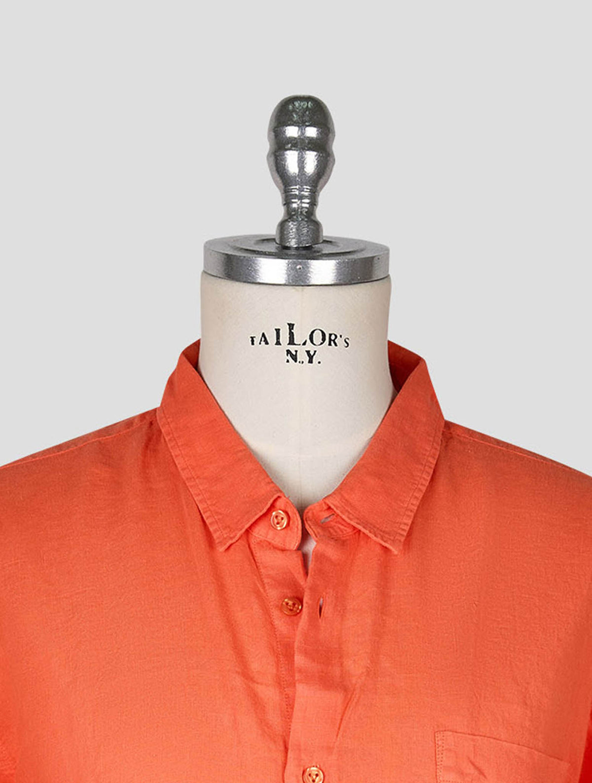 Vilebrequin Orange Linen Shirt 4