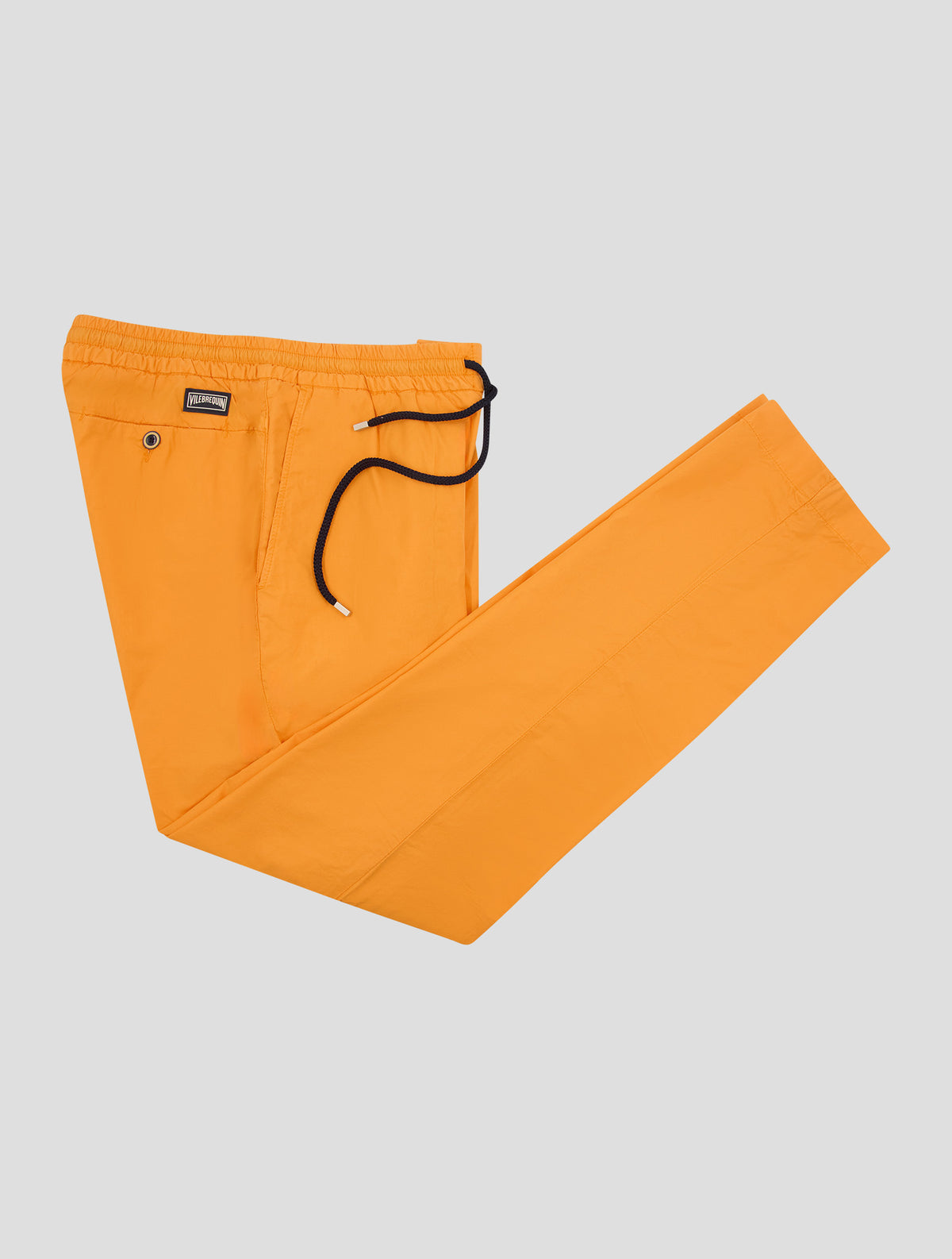 Vilebrequin Orange Cotton Linen Ea Pants 1