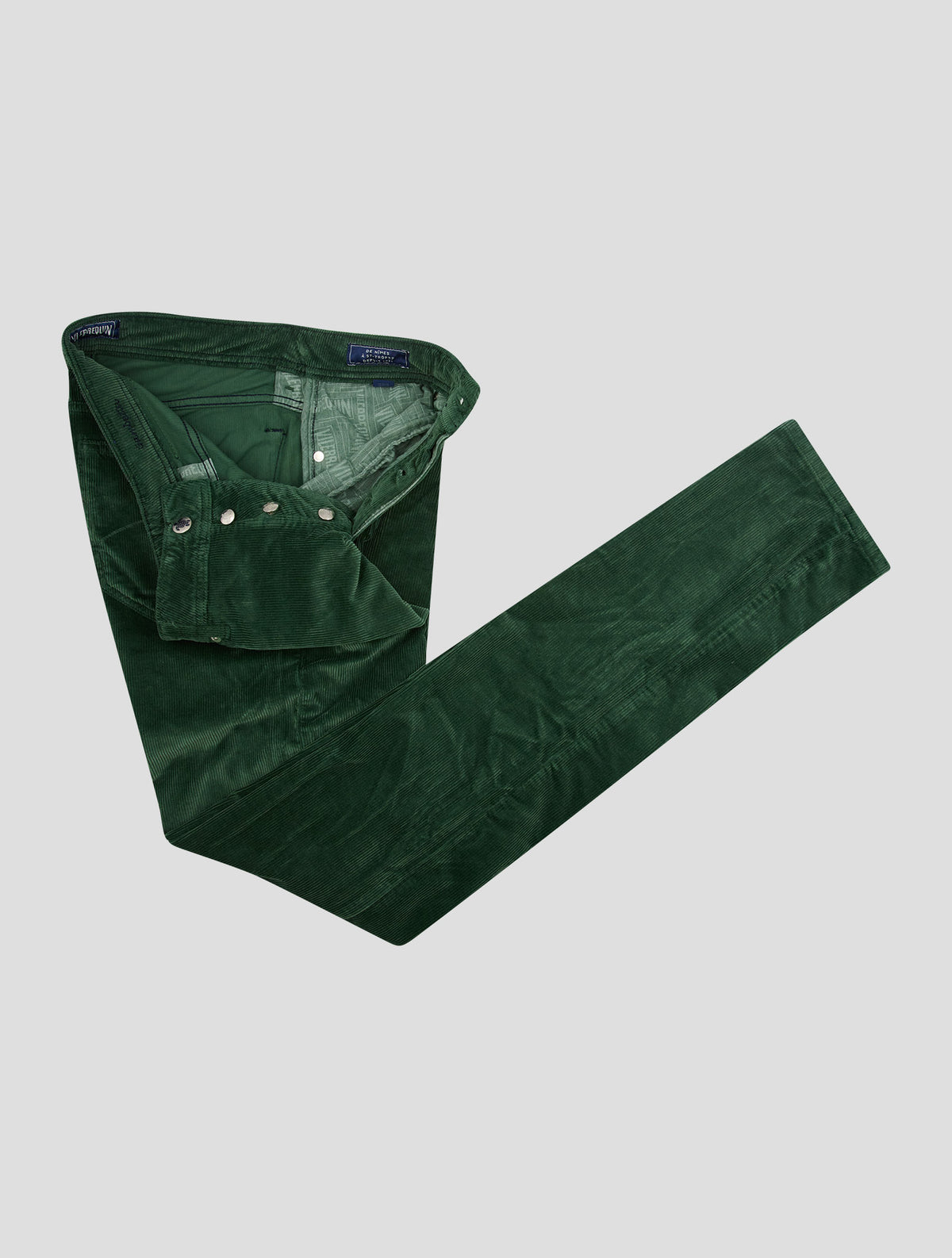 Vilebrequin Green Cotton Modal Ea Velvet Jeans 2