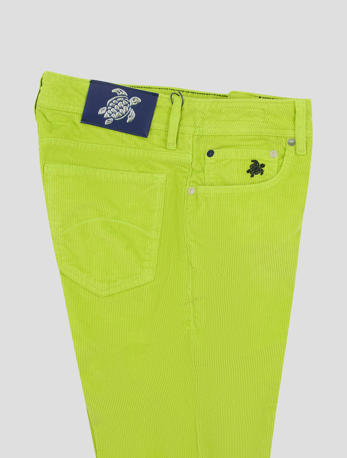 Vilebrequin Light Green Cotton Modal Ea Velvet Jeans 3