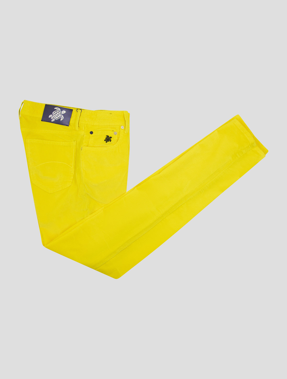 Vilebrequin Yellow Cotton Modal Ea Velvet Jeans 1