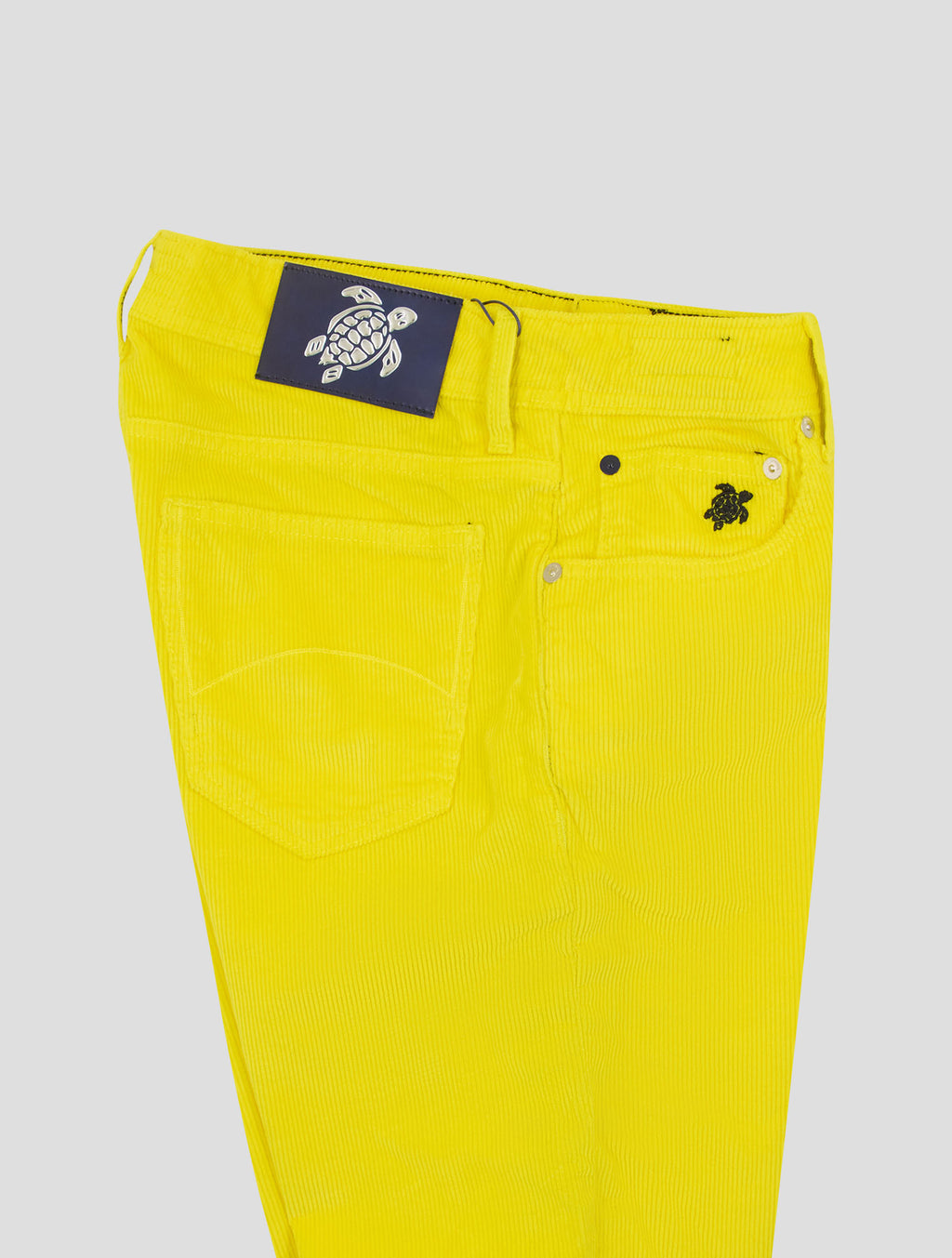 Vilebrequin Yellow Cotton Modal Ea Velvet Jeans 3