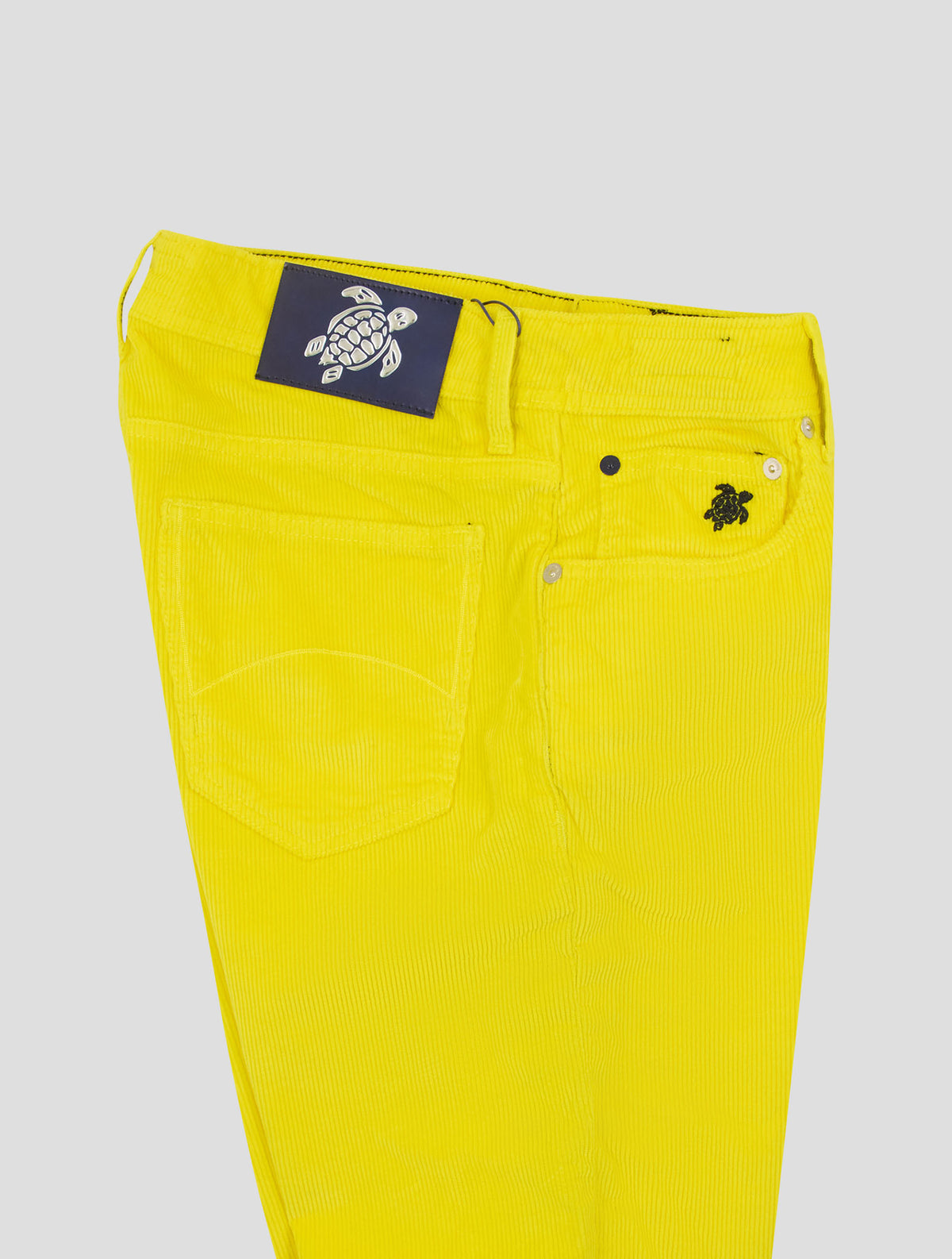 Vilebrequin Yellow Cotton Modal Ea Velvet Jeans 3