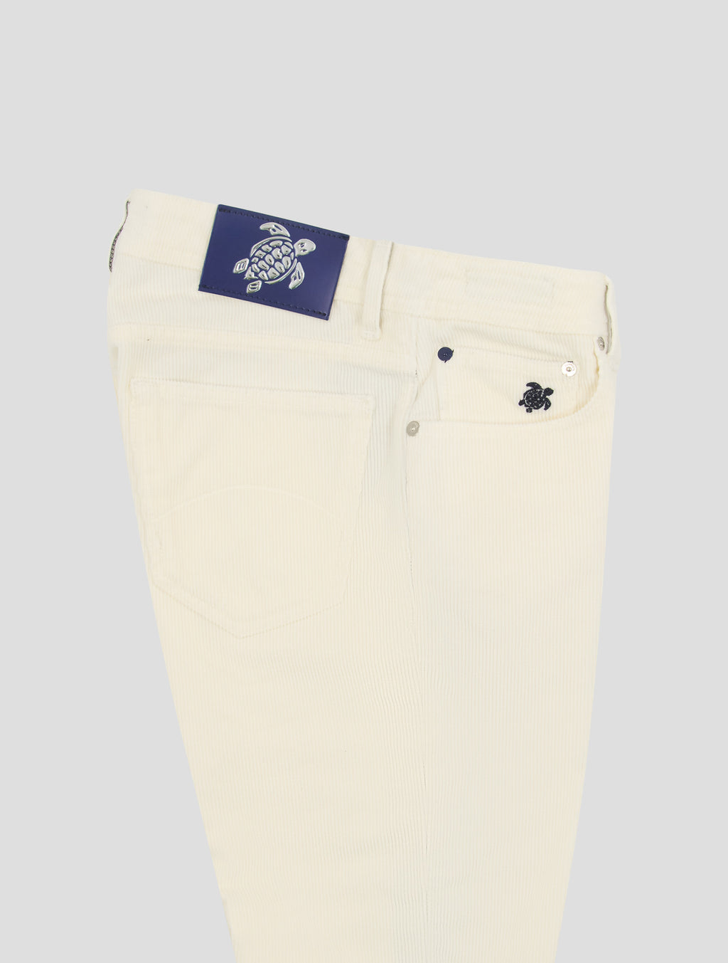 Vilebrequin White Cotton Modal Ea Velvet Jeans 3