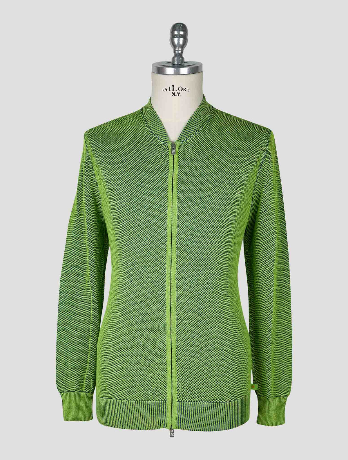Vilebrequin Green Blue Cotton Sweater Full Zip 1