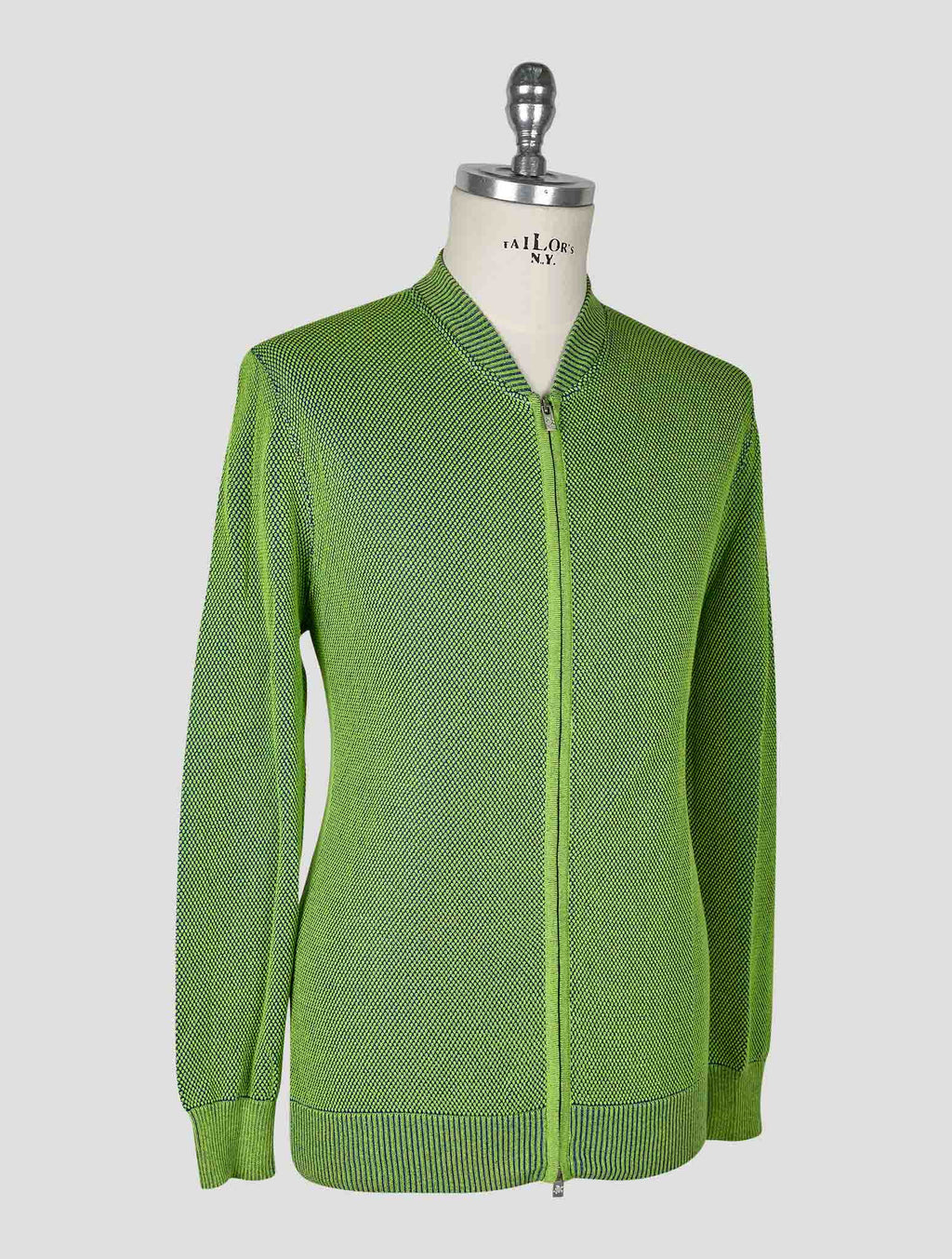 Vilebrequin Green Blue Cotton Sweater Full Zip 2