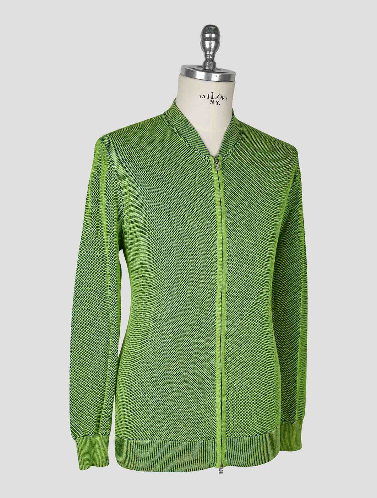 Vilebrequin Green Blue Cotton Sweater Full Zip 2