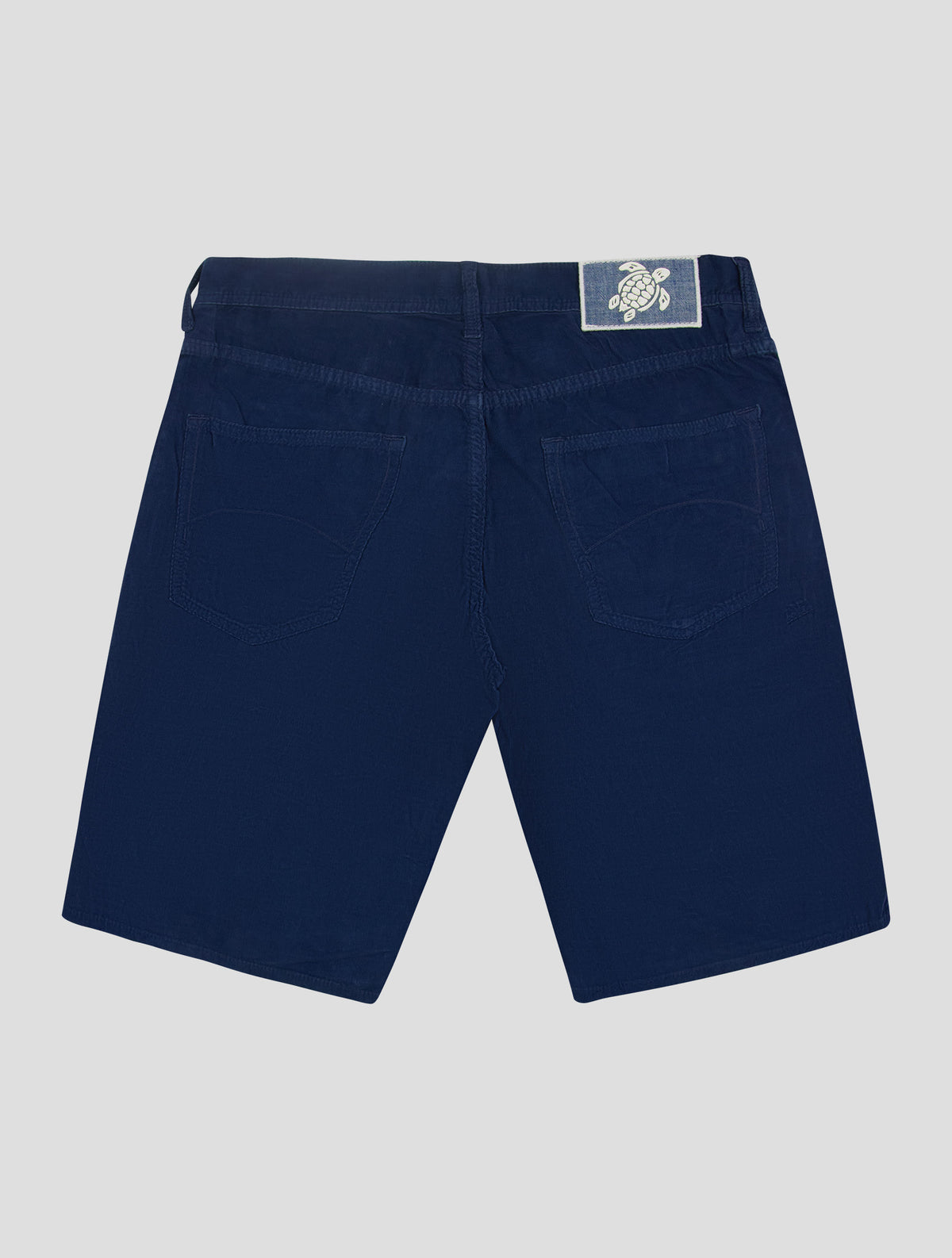 Vilebrequin Dark Blue Cotton Ea Velvet Short Pants 3